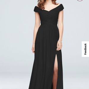 Black bridesmaids dress